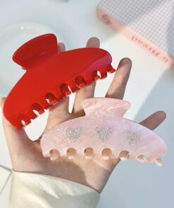 Cherry Kiss 10CM hair clip Bun clips Half-up clips claw clips high-performance acetate