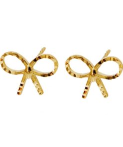 Earrings S925 Butterfly shaped sterling silver 18k gold plating