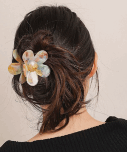 Flower hair clip high-performance acetate
