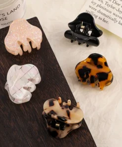 Hair claw clips Bun clips Half-up clips claws‌ Triple-grip high-performance acetate