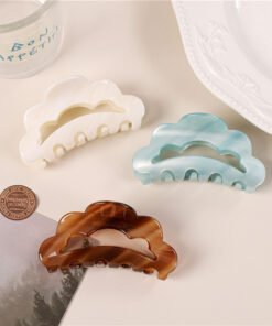 Lace clouds 8.7CM hair clip claw clips ‌Half-up clips