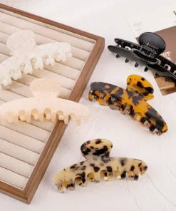 Large 11.5CM Hair claw clips Bun clips high-performance acetate