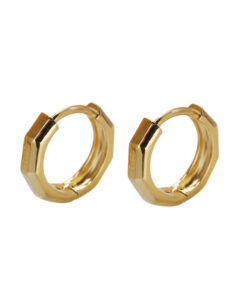 Earrings S925 sterling silver minimalist versatile cut design