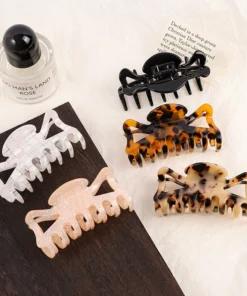 Octopus 8.8CM  Hair claw clips Bun clips high-performance acetate