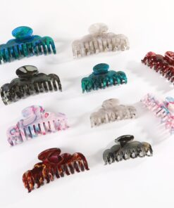 Two-layer hair clip Bun clips Half-up clips claw clips high-performance acetate